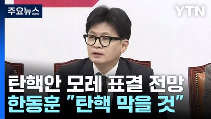 윤 대통령 탄핵소추안 모레 표결 전망...한동훈 "탄핵 막을 것" / YTN