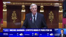 Censure du gouvernement: Michel Barnier devient le Premier ministre le plus éphémère de la Ve République