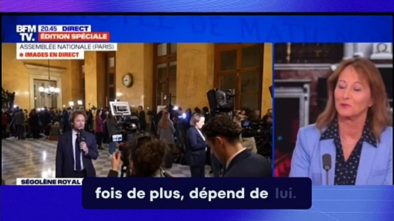 Ségolène Royal fait (une nouvelle fois) acte de candidature au poste de Premier Ministre pour remplacer Michel Barnier : "Je le dois à toutes les femmes et petites filles"