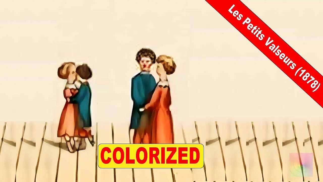 Les Petits Valseurs (1878) | The Little Waltzers | Old Colorized Movie