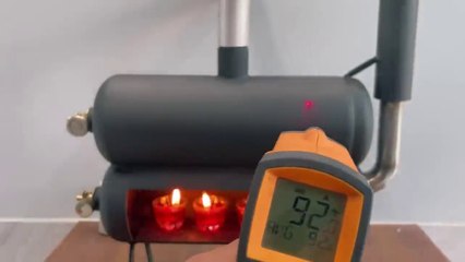 diy mini heater! So warm for your room. Free energy from sand batteries