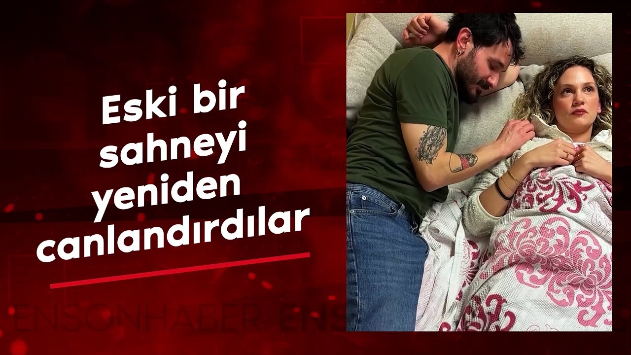 Farah Zeynep Abdullah ve Serhat Osman Karagöz eski bir sahneyi yeniden canlandırdı