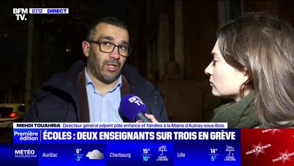 Grève des enseignants: une mobilisation très suivie à Aulnay-sous-Bois en Seine-Saint-Denis