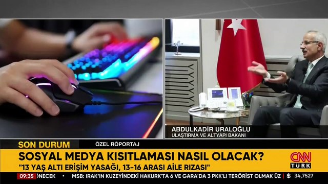 SON DAKİKA HABERİ: Bakan Uraloğlu, çocuklara sosyal medya kısıtlamasının detaylarını CNN TÜRK'te anlattı