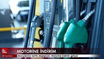 Akaryakıtta tarife değişecek: Motorine indirim geliyor