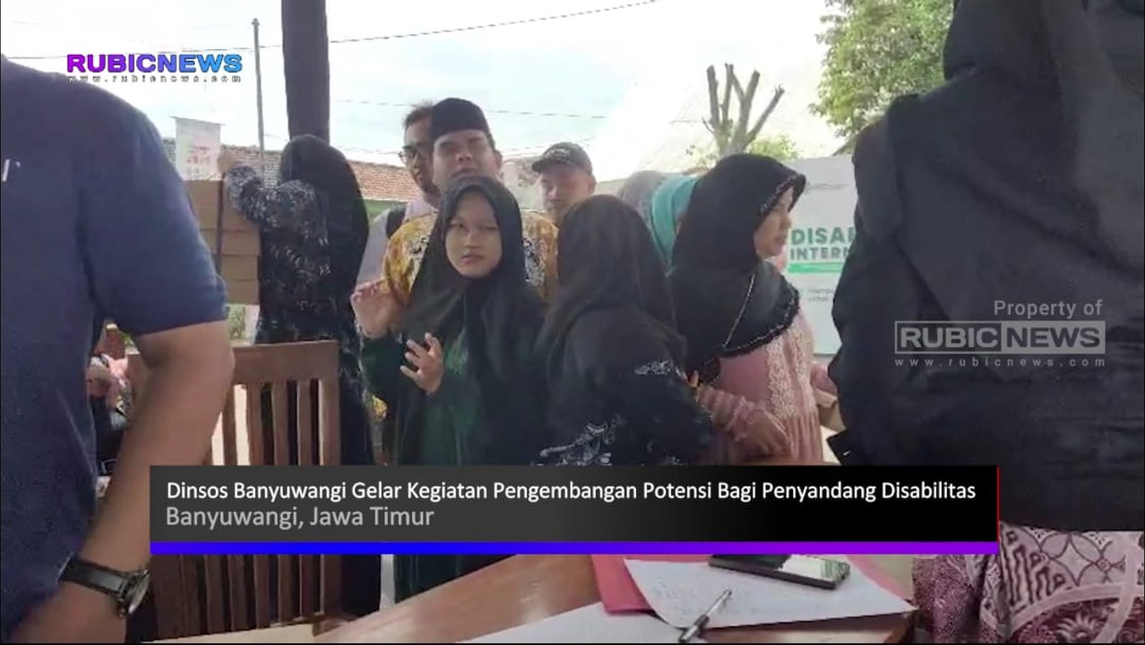 Puncak Acara Hari Disabilitas Internasional, Dinsos PPKB Kabupaten Banyuwangi Gelar Kegiatan Pengembangan Potensi Bagi Penyandang Disabilitas