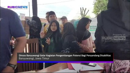 Puncak Acara Hari Disabilitas Internasional, Dinsos PPKB Kabupaten Banyuwangi Gelar Kegiatan Pengembangan Potensi Bagi Penyandang Disabilitas