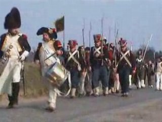 Marche sur le champ de bataille Waterloo