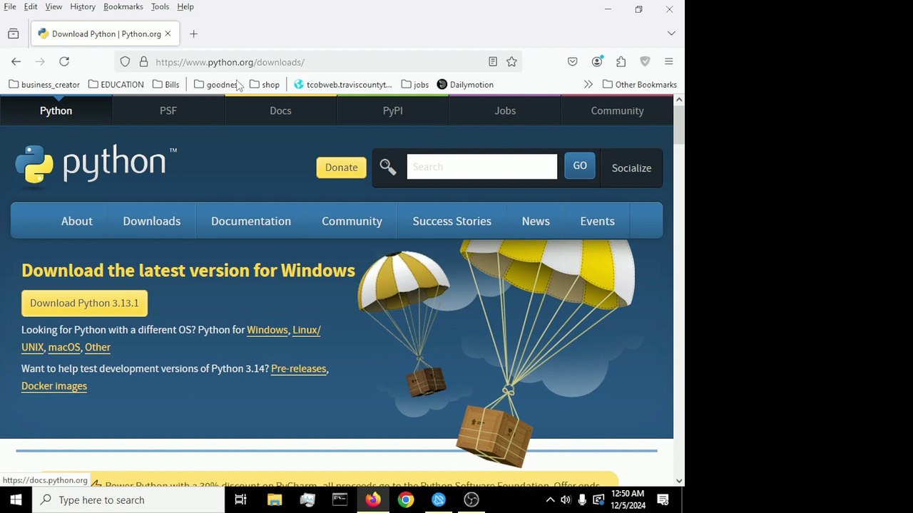 How to install python 3.10 windows 10/11 (2024...