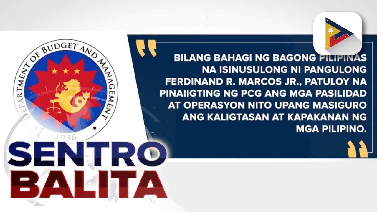 DBM, aprubado na ang paglikha ng 4-K uniformed positions ng PCG