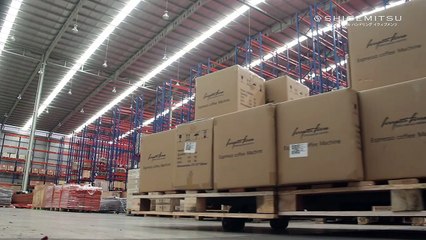 REVIEW SHIGEMITSU ELECTRIC PALLET TRUCK DENGAN KAPASITAS 2.5 TON MAMPU ANGKAT 2 PALLET SEKALIGUS..!!