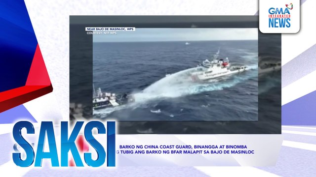 SAKSI Recap: Barko ng China Coast Guard, binangga at binomba ng tubig ang barko ng BFAR malapit sa Bajo De Masinloc (Originally aired on Dec. 4, 2024)