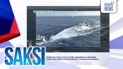 SAKSI Recap: Barko ng China Coast Guard, binangga at binomba ng tubig ang barko ng BFAR malapit sa Bajo De Masinloc (Originally aired on Dec. 4, 2024)
