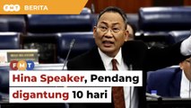 Hina Speaker di TikTok, Ahli Parlimen Pendang digantung 10 hari