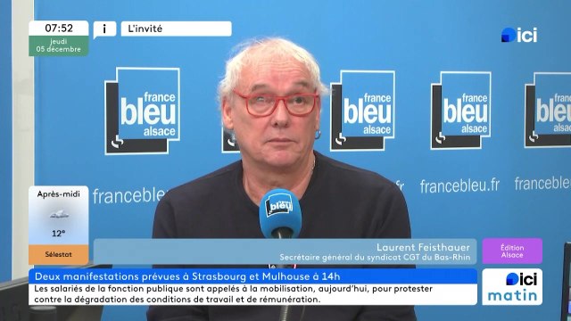 Grève dans la fonction publique : le secrétaire de la CGT du Bas-Rhin ne va pas regretter Michel Barnier