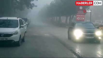 Sisli Hava Karayollarında Sürücülere Zor Anlar Yaşattı