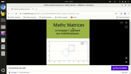 Langage C. Produit scalaire : Pseudo inverse une introduction.