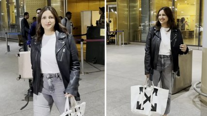 Shuddh Desi Romance Star Parineeti Chopra's BIKER Avatar For Her SWAGGER Airport Voyage!