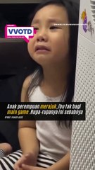 Kalau anak perempuan merajuk, memang lain macam dramanya. Muncul la cerita sedih dari A sampai Z