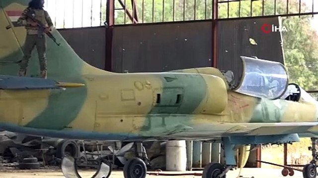 Suriye Milli Ordusu rejime ait helikopter ve savaş uçaklarını ele geçirdi