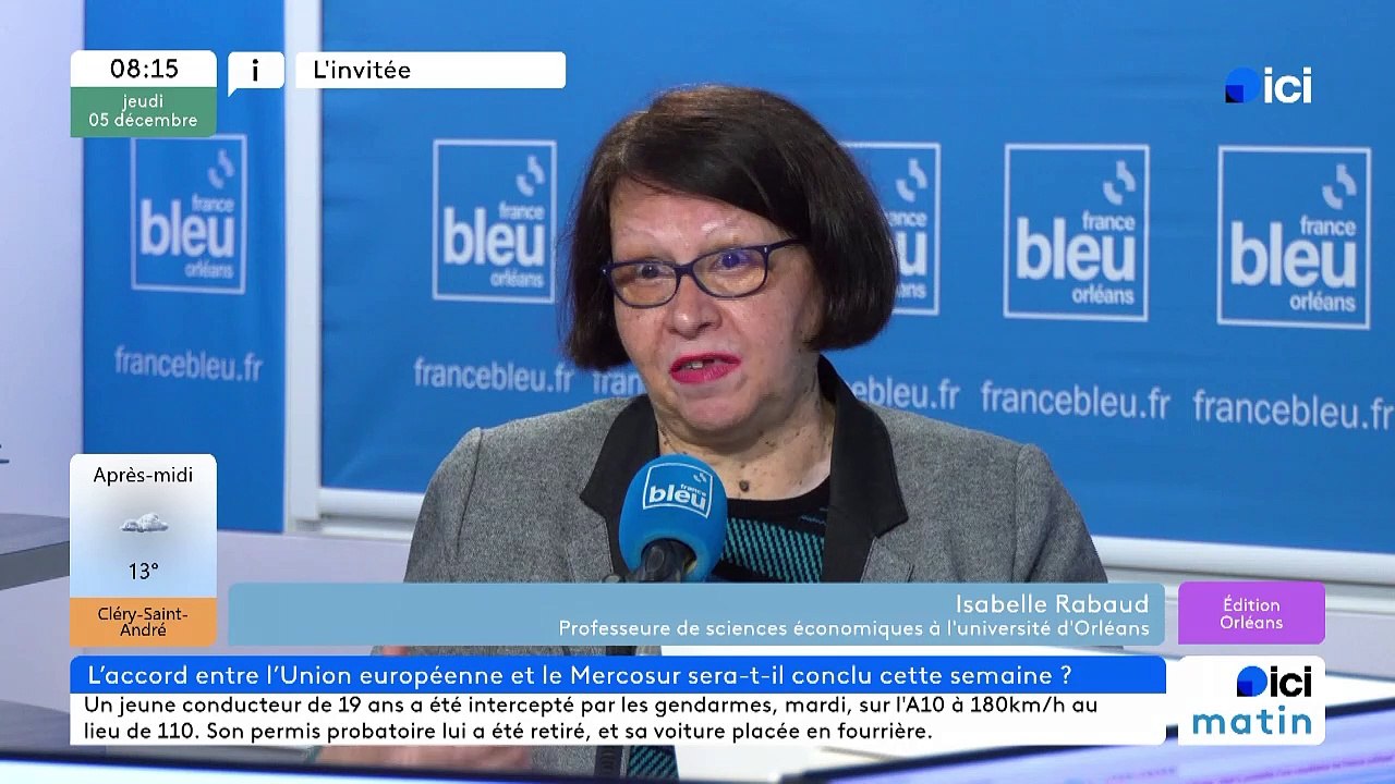 FB Orléans : L'invité d'ICI Matin : Isabelle Rabaud prof de sciences éco à l'université