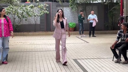 Bollywood's Rising Stars Nitanshi Goel And Reem Shaikh Spotted In Andheri