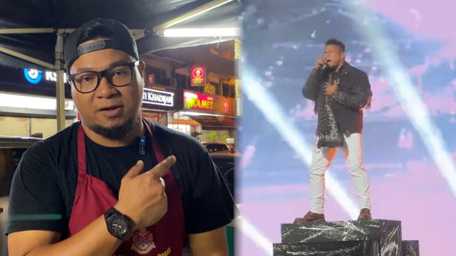 Sedap suara abang burger, ramai tak tahu rupanya seorang penyanyi