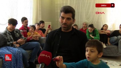 Ordu'da Kıv çifti 14 çocuğu, 2 torunu ve 2 geliniyle aynı evde yaşıyor
