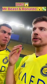 Mr Beast & Ronaldo 😮💸@MrBeast @cristiano #ronaldo #mrbeast #trendingvideo #viralshorts