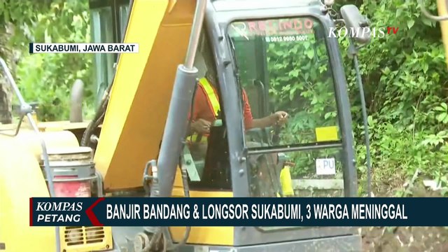 Update Evakuasi Korban Banjir Bandang Sukabumi, Tim SAR: Tiga Meninggal, Empat Hilang