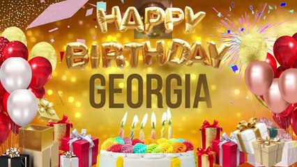Georgia - Happy Birthday Georgia