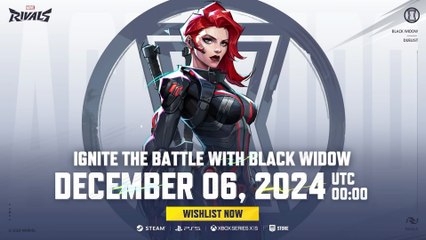 Marvel Rivals Official Black Widow Reveal Trailer