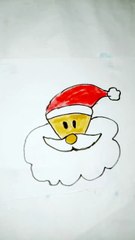 How to draw Easy Santa Claus