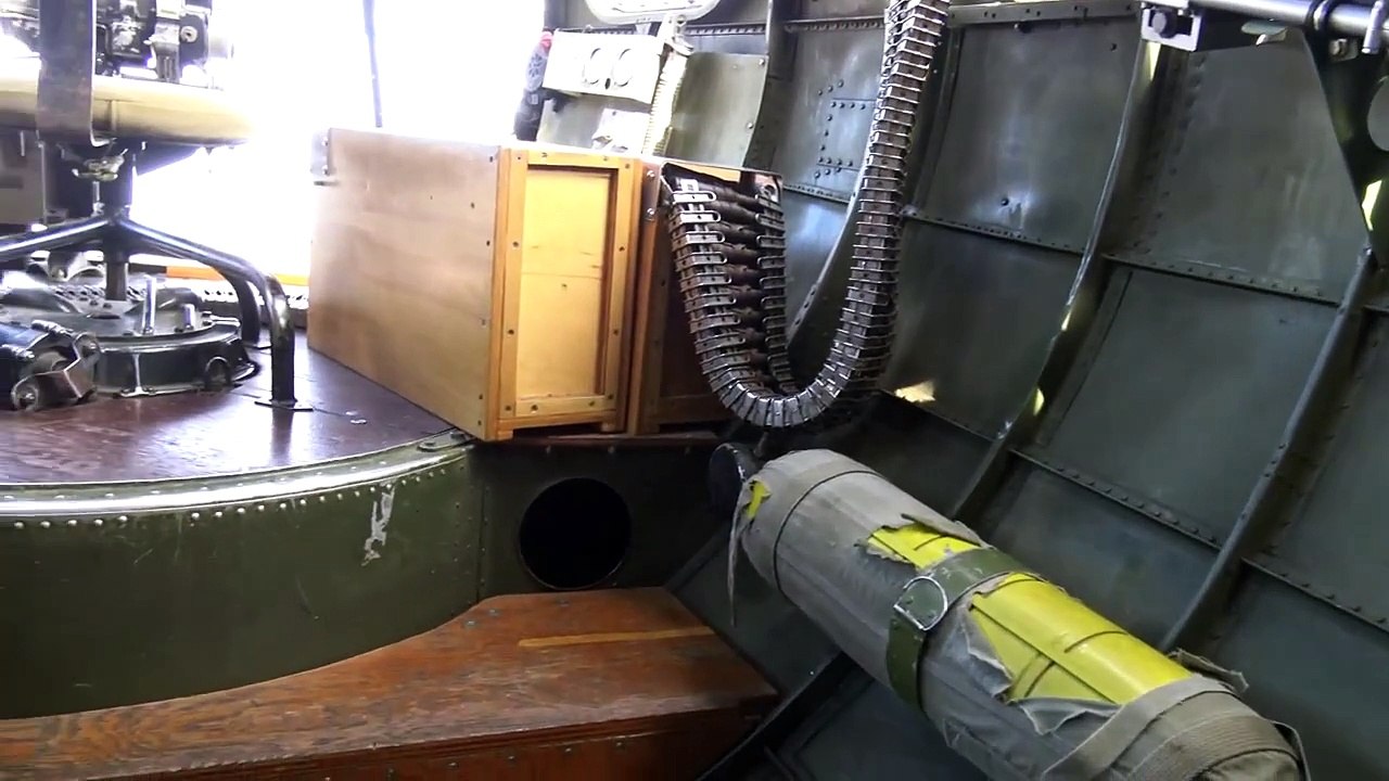 Inside a B 17 WWII Bomber