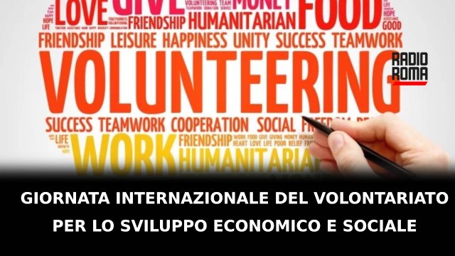 Giornata Internazionale del volontariato per lo sviluppo economico e sociale