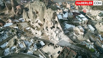 Kapadokya'da Peri Bacası Çöktü