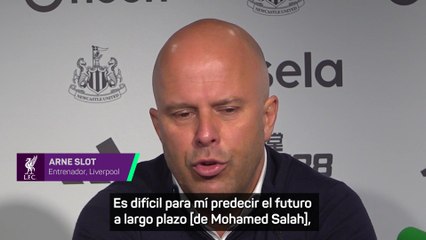 Slot: "Es difícil predecir el futuro de Salah"