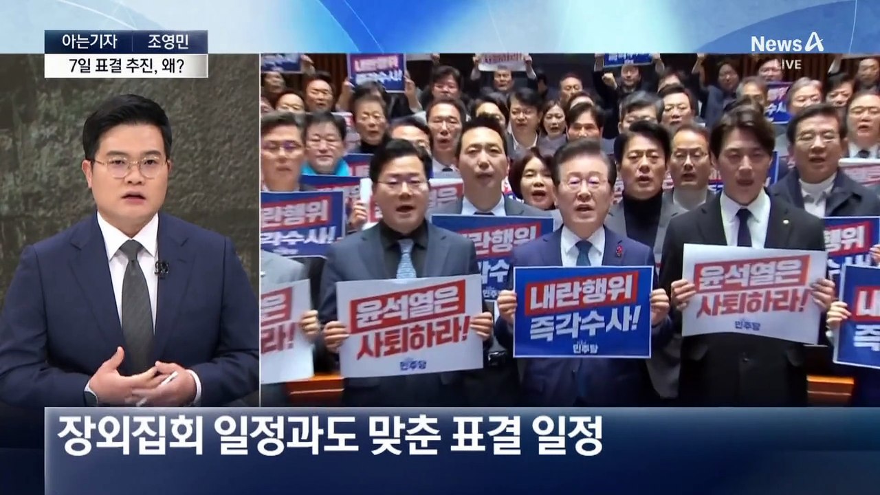 [아는기자]대통령 부부 운명 결정할 7일 7시