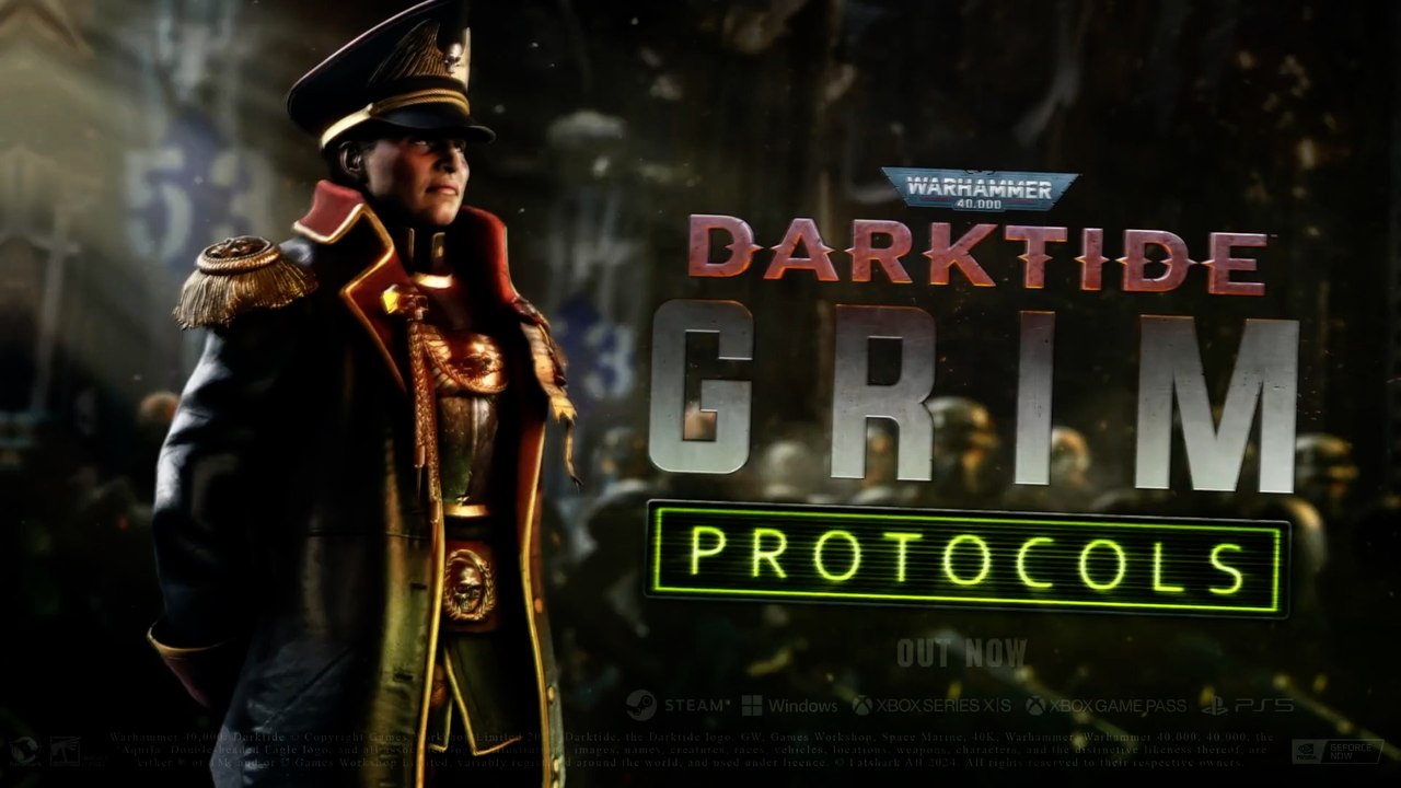 Warhammer 40,000 Darktide Official Grim Protocols Launch Trailer