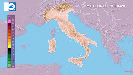 Forti nevicate sulle Alpi orientali