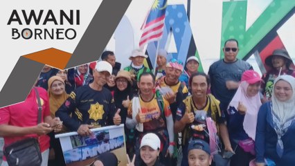 Trio jalan kaki memperingati peristiwa Kawat Maut