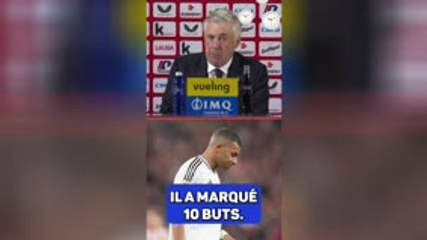 Real Madrid - Ancelotti : "Mbappé est bien plus qu'à 1% de ce qu'il montrait au PSG"