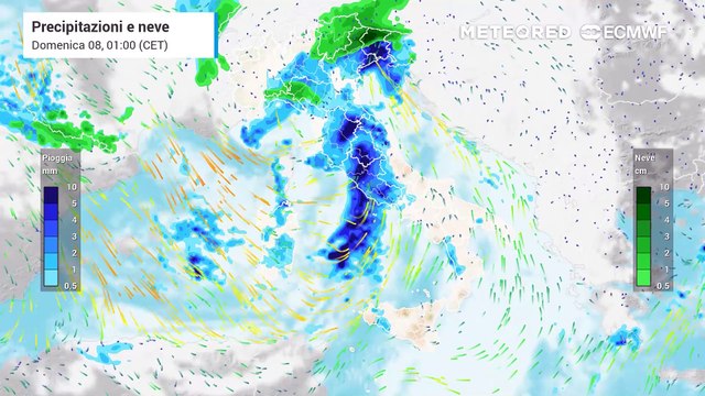 Diretta meteo con Luca Lombroso: focus neve Immacolata, ecco dove e quanto nevicherà