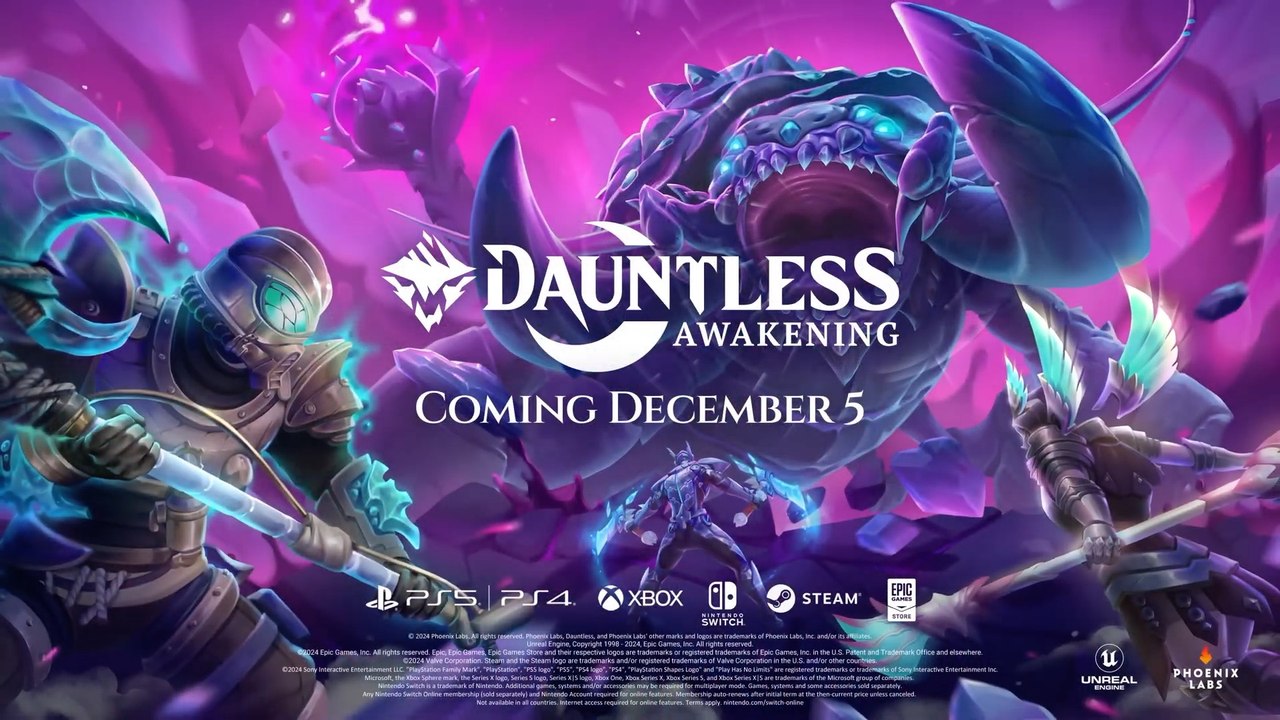 Dauntless Awakening Official Launch Trailer