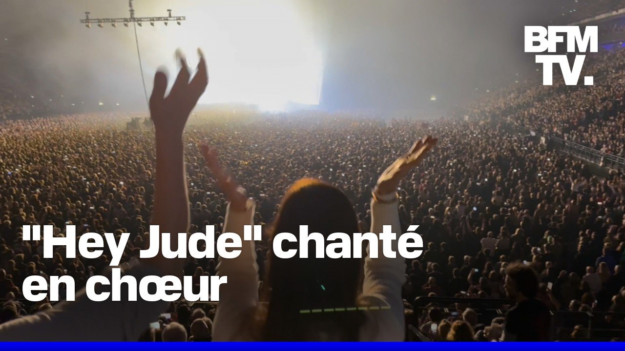 "Hey Jude chanté en chœur": les images de Paul McCartney enflammant Paris-La Défense Arena