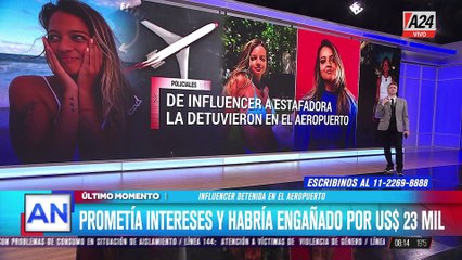 De influencer a estafadora: fue detenida en el aeropuerto por presunto fraude en criptomonedas