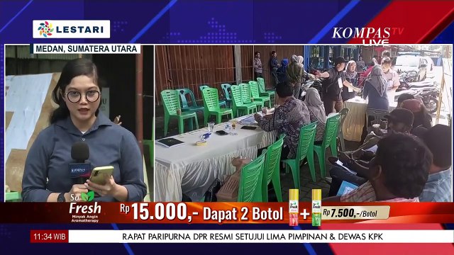 KPU Medan Gelar Pemungutan Suara Ulang Pilkada 2024 di 6 TPS