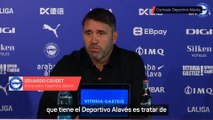 El 'Chacho' Coudet en su presentación: 