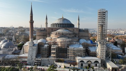 Ayasofya'da Dev İskele Kuruldu!