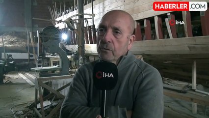 Kanseri Yenip Ahşap Tekne Yapımına Devam Ediyor